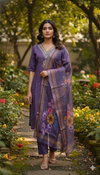 Tew Roman Silk Fancy Kurti Wholesale Market In Surat